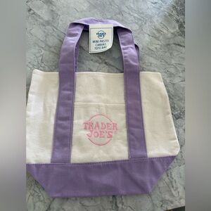 NWT Trader Joe’s Lavender Mini Tote